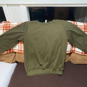 Army green sweatshirt